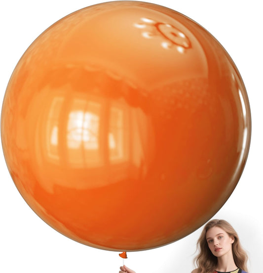 KAWKALSH Orange Balloons 9pcs, 36 Inch Large Orange Balloons for Balloon Garland Arch as Birthday Party Decorations, Wedding Decorations