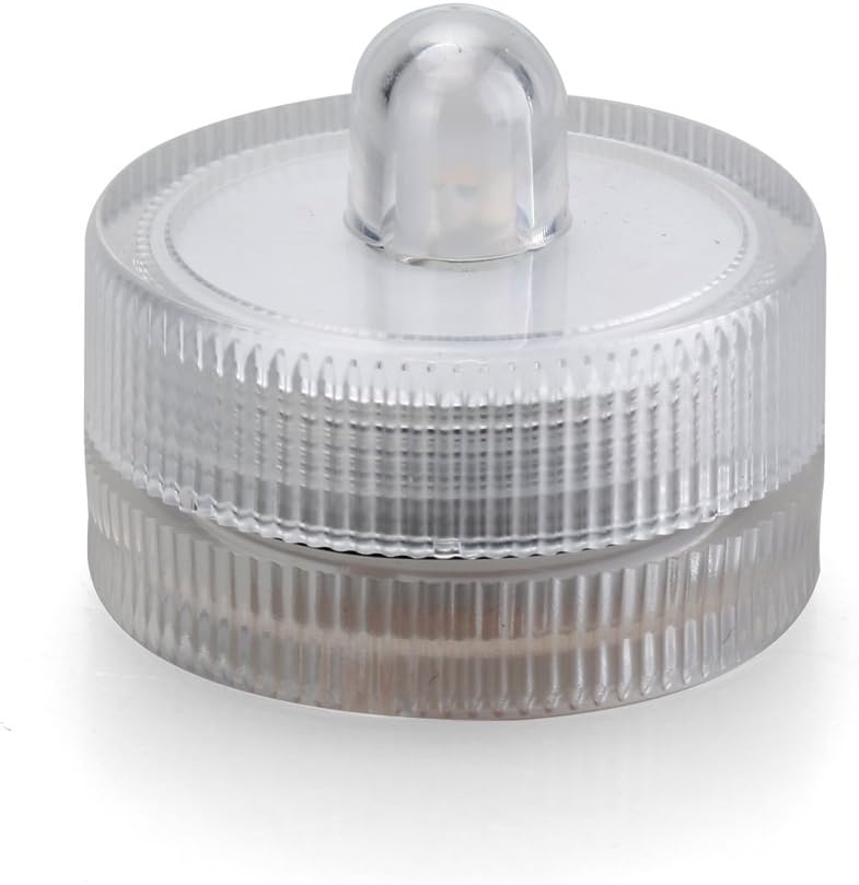 KITOSUN Submersible LED Lights cr2032 Battery Powered Underwater Waterproof LED Tea Light Candles for Events Wedding Centerpieces Vase Floral Xmas Holidays Home Decor Lighting(Pack of 12) (Purple)