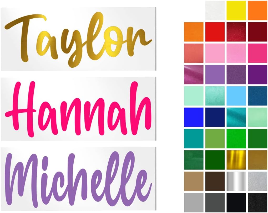Vinyl Name Decal for Yeti Cup, Tumbler, Water Bottle, Laptop, car Window or Other Hard and Smooth Surface Your Choice of Color & Style | Decals by ADavis