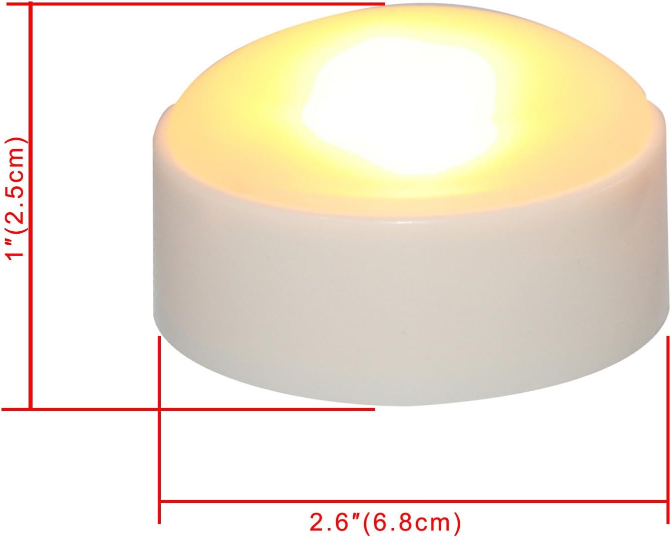 LED Pumpkin Lights with Remote and Timer, Battery Operated Bright Flickering Flameless Candle Lights for Pumpkin Decor, Jack-O-Lantern Halloween Party Decorations, White Color, 4 Pack(with 1 Remote)