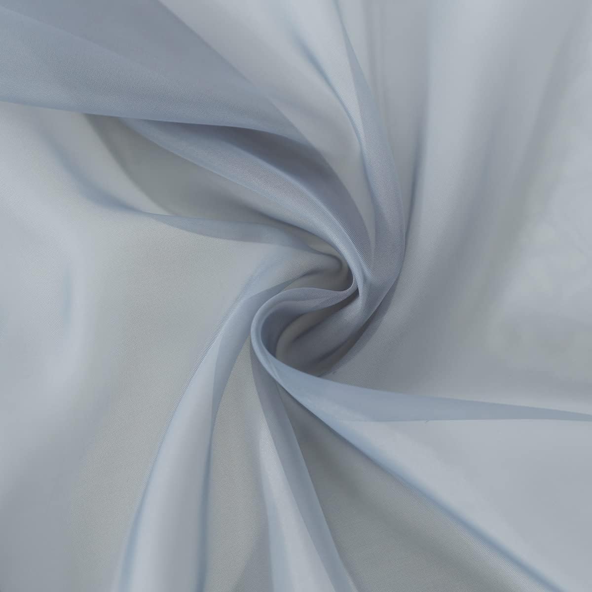 Window Light Gray Sheer Curtains 108 Inches Long 2 Panels Sheer Curtain Basic Rod Pocket Panel for Bedroom Children Living Room Yard Kitchen (Light Gray, 52" W x 108" L | 2 pcs)