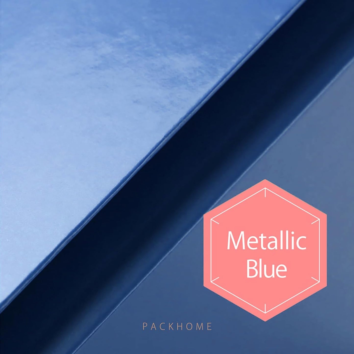 PACKHOME Large Gift Box 13.5x10x3.5 Inches, Sturdy Shirt Box with Magnetic Lid for Multiple Occasions (Glossy Blue)