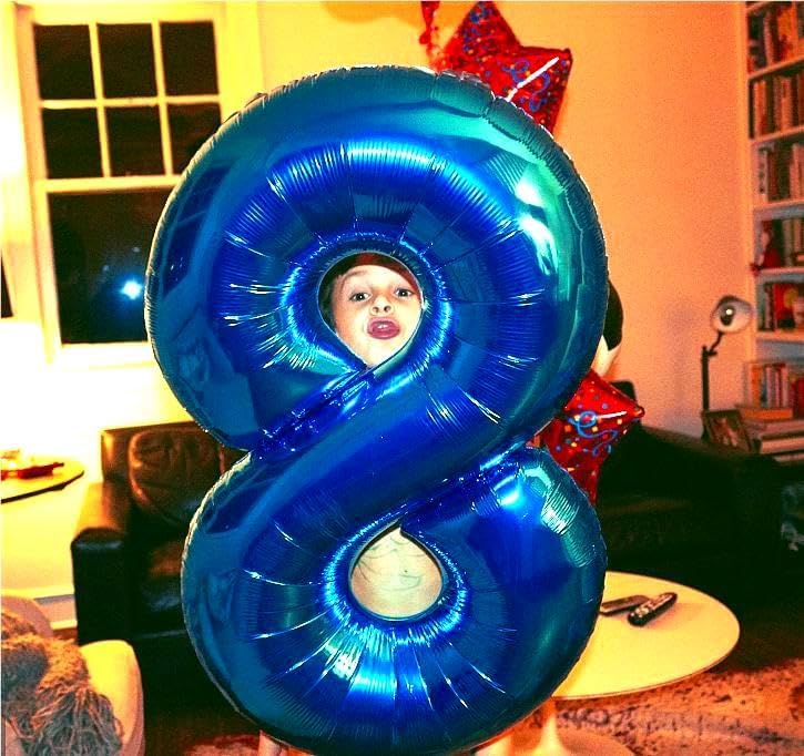 Giant Navy Blue 28 Balloon Number 40 Inch, 28 Number Balloons Birthday Supplies, 28 Year Old Birthday Party Celebration, 28 Balloons Graduations Anniversary Decorations