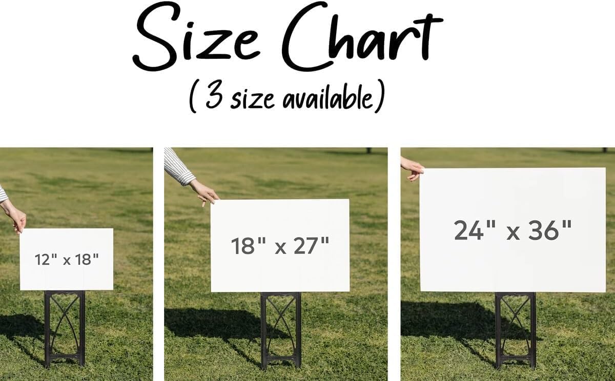 Generic Personalized Wedding Welcome Sign, Rustic, Modern, Plastic, 18x27 Inch, Wedding Decor, Indoor/Outdoor