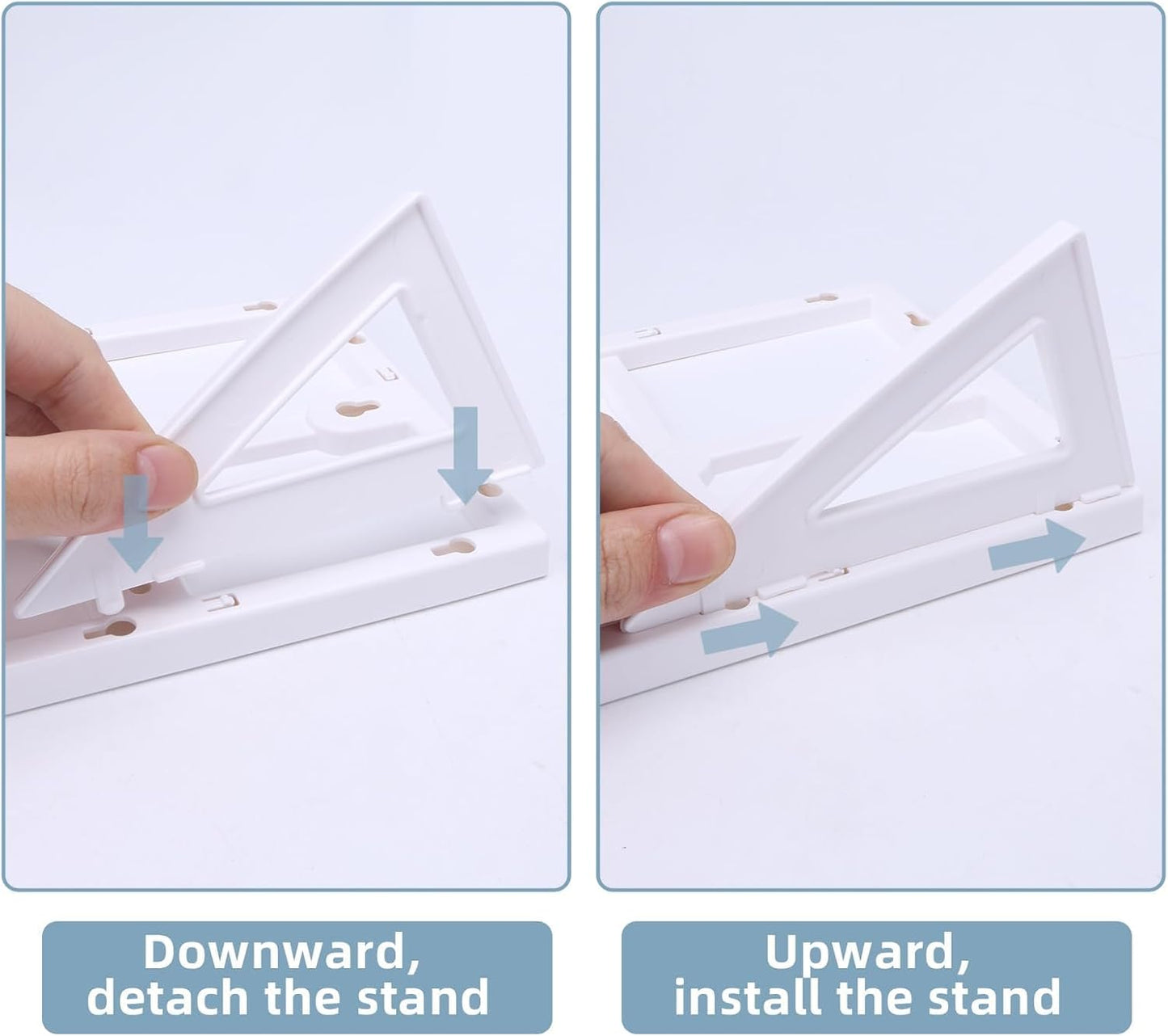 Magnetic Dry Erase Board White Board, 8.3'' x 5.8'', Small Stand-Up or Hangable Desktop Dry Erase White Board, Mini Dry Erase Whiteboard Easel for Desk with One Marker and Two Magnets