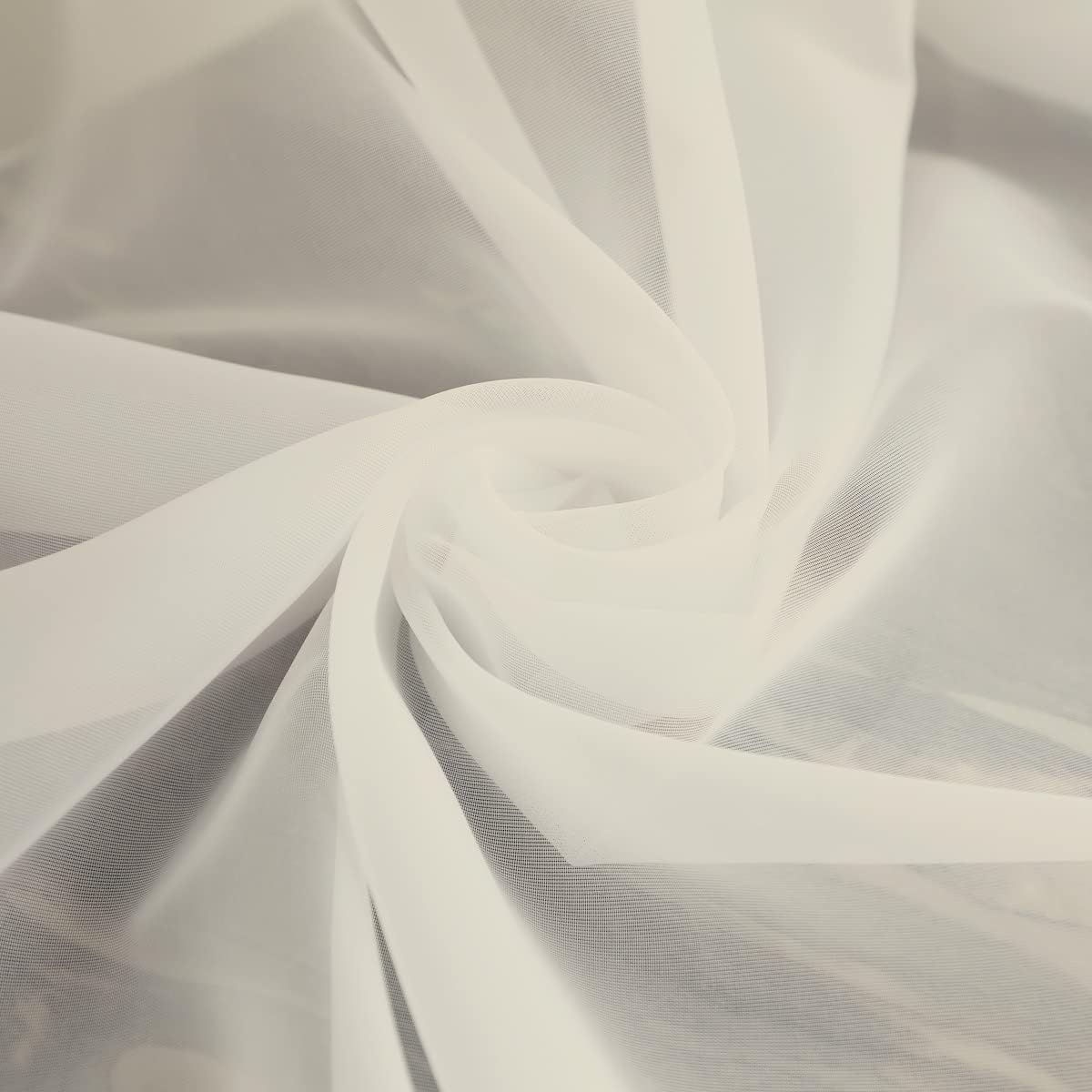 Window Beige Sheer Curtains 63 Inches Long 2 Panels Sheer Curtain Basic Rod Pocket Panel for Bedroom Children Living Room Yard Kitchen (Beige, 52" W x 63" L | 2 pcs)