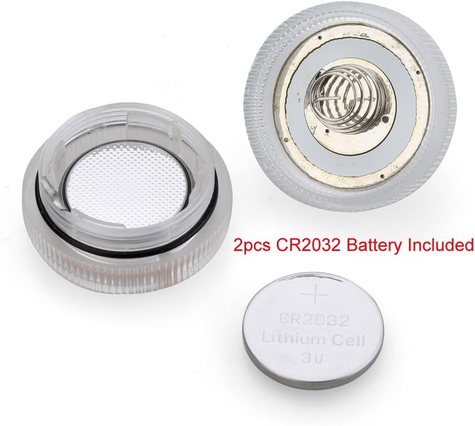 KITOSUN Submersible LED Lights cr2032 Battery Powered Underwater Waterproof LED Tea Light Candles for Events Wedding Centerpieces Vase Floral Xmas Holidays Home Decor Lighting(Pack of 12) (Orange)