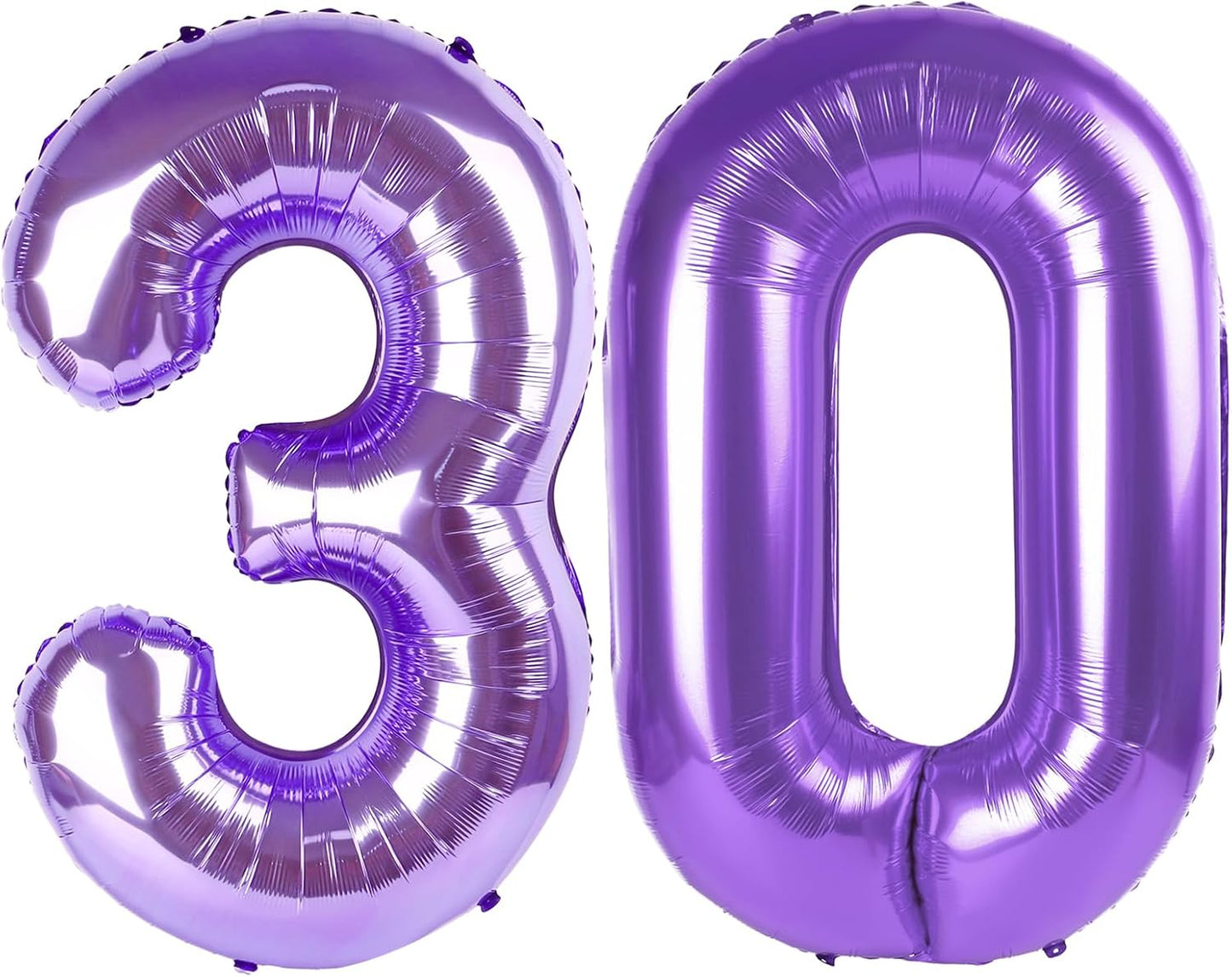 Purple Number 30 Balloon 40 Inch Birthday Decorations, Number 30 Balloon Birthday Party Decoration, Anniversary Decorations Graduations Party Supplies