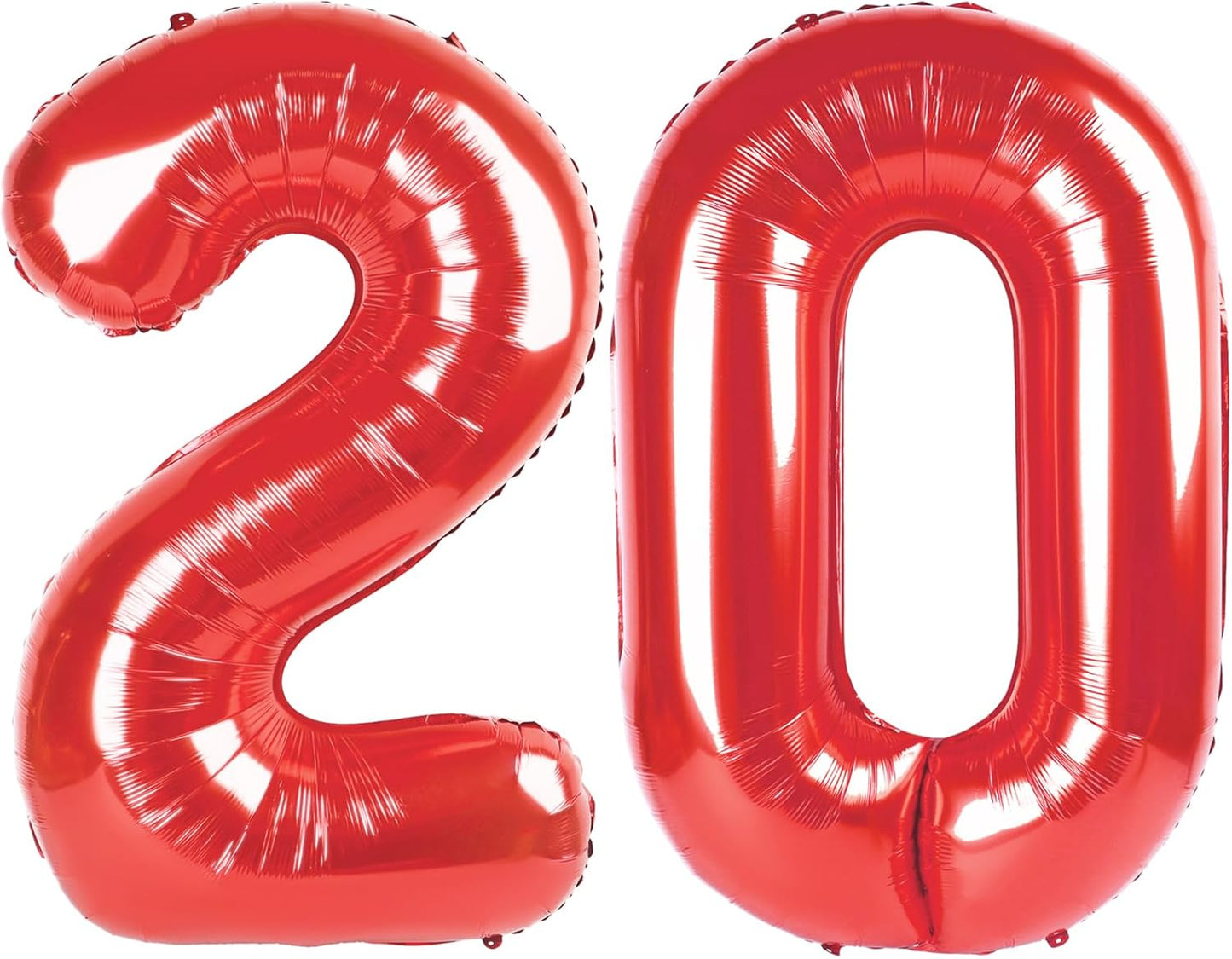 Red Number 20 Balloon 40 Inch Birthday Decorations, Number 20 Balloon Birthday Party Decoration, Anniversary Decorations Graduations Party Supplies