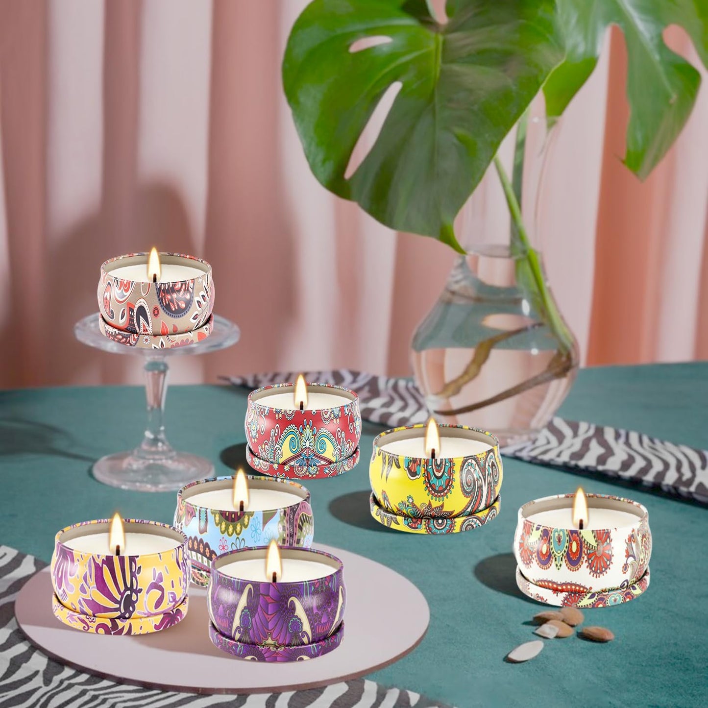 Scented Candles Gifts Set 36 Pack Soy Wax Travel Tin Jar Candles for Home 2.5 OZ Scented Candles for Mom for Christmas, Birthday, Thanksgiving, Mother's Day