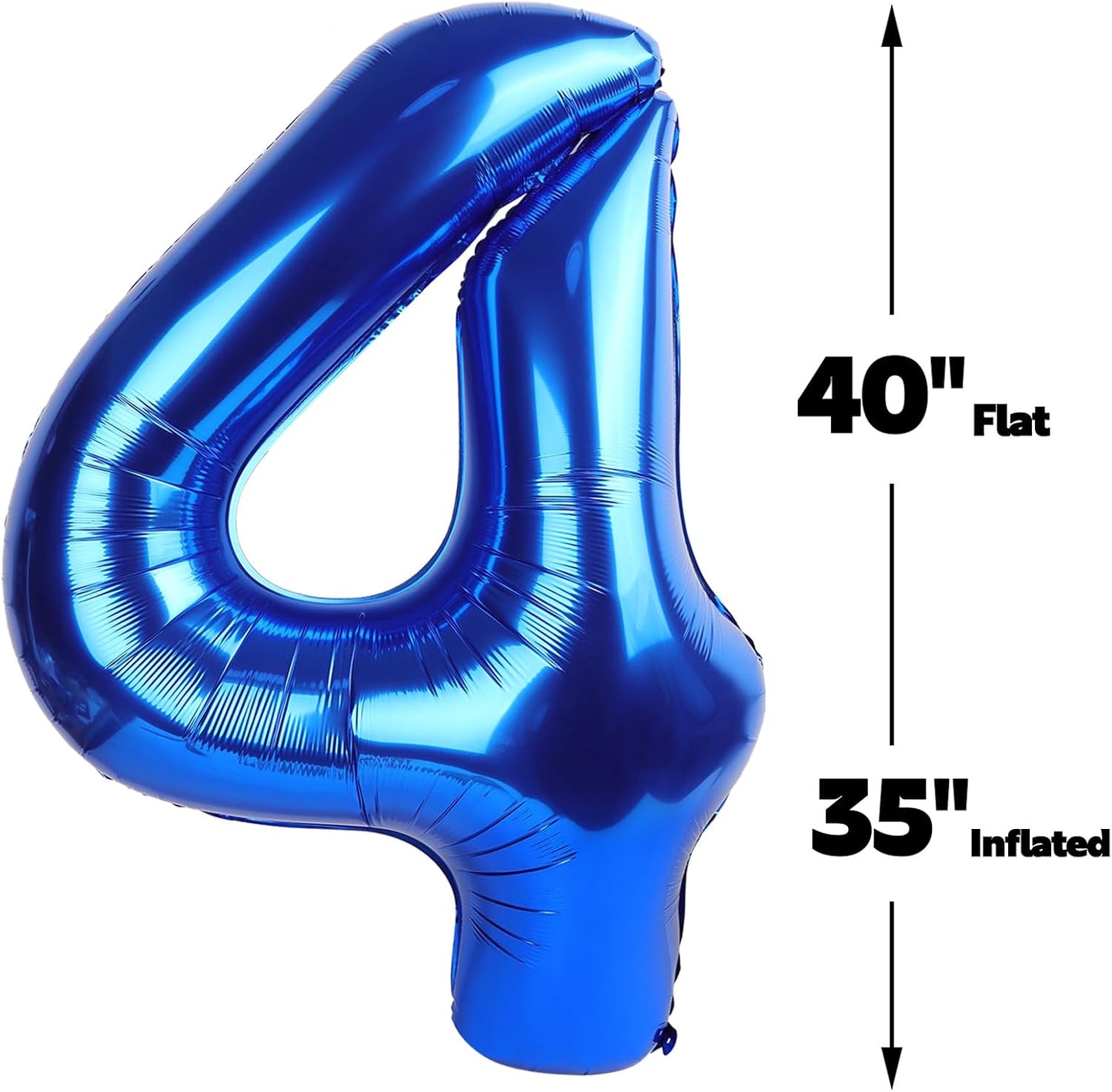 Giant Navy Blue 14 Balloon Number 40 Inch, 14 Number Balloons Birthday Supplies, 14 Year Old Birthday Party Celebration, 14 Balloons Graduations Anniversary Decorations