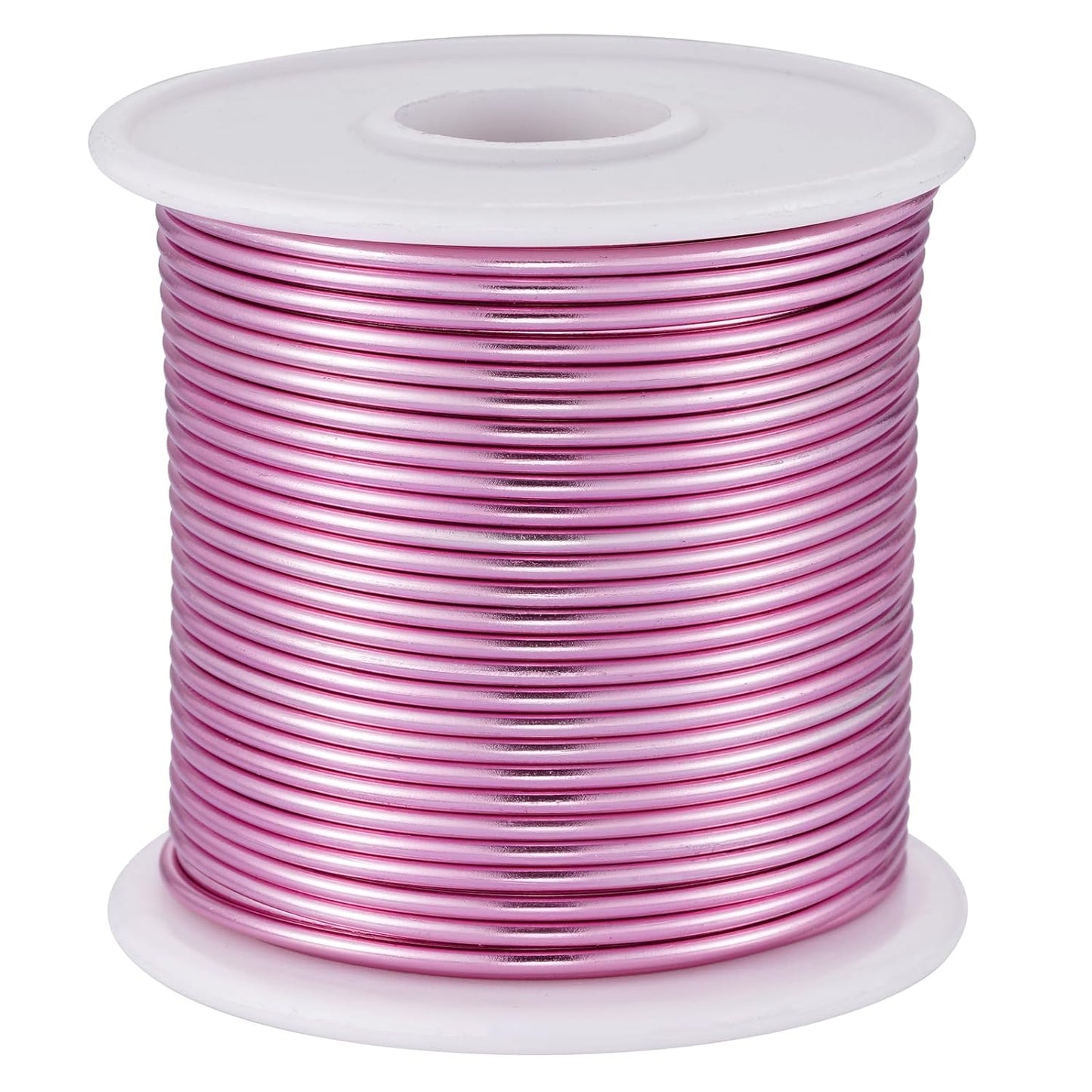 12 Gauge Pink Aluminum Craft Wire (105FT) - Anodized for Jewelry Making, Beading Floral, Plant Gardening, Sculpting & Modeling Craft Wire(Pink #13, 2mm)