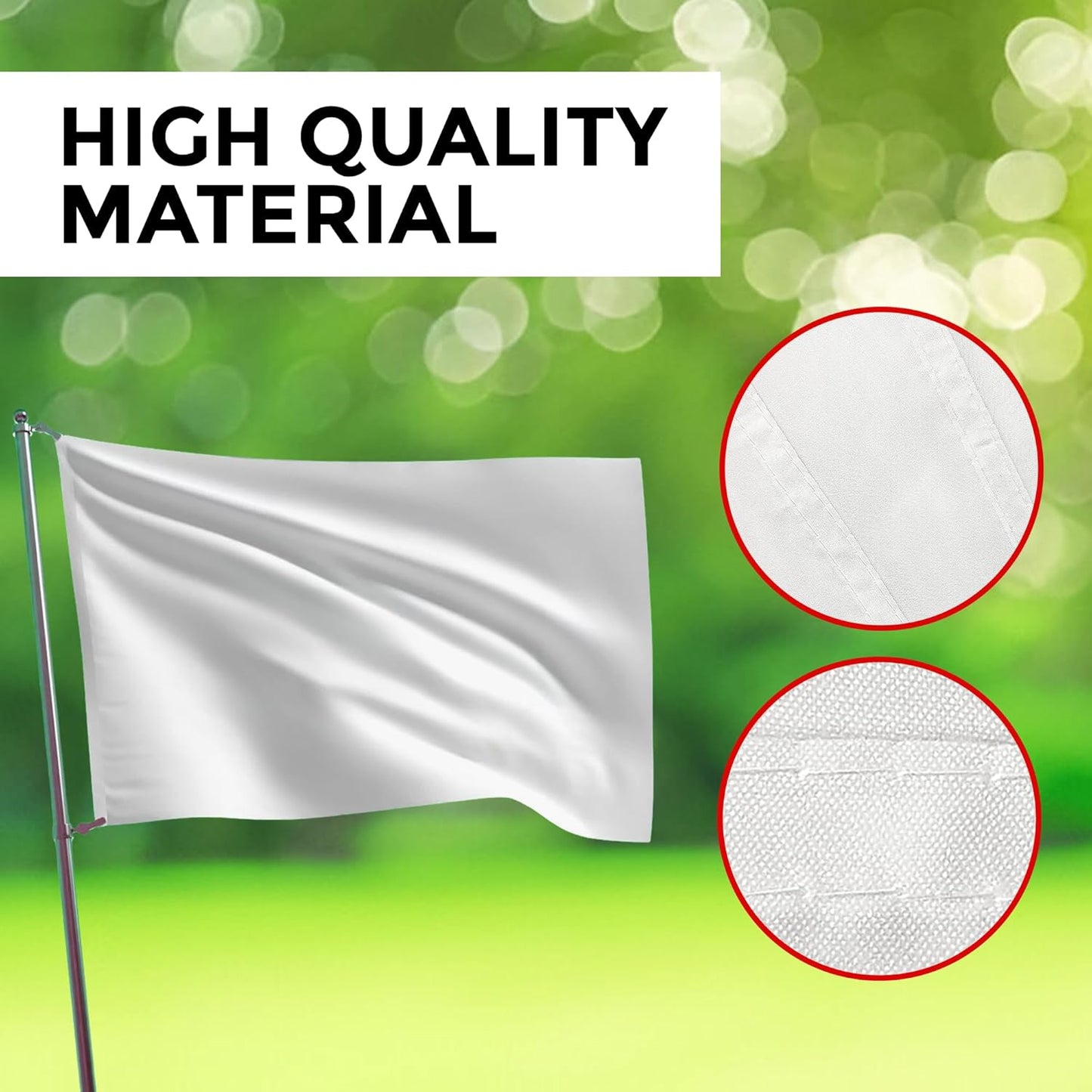 Custom Flag (1x1.5FT to 5x8FT) by DreamController for Business | Custom Outdoor Flags with Grommets for Advertising, Events | HD Printed Personalized Sign Flag | Express Dispatch & Shipping | Made in USA