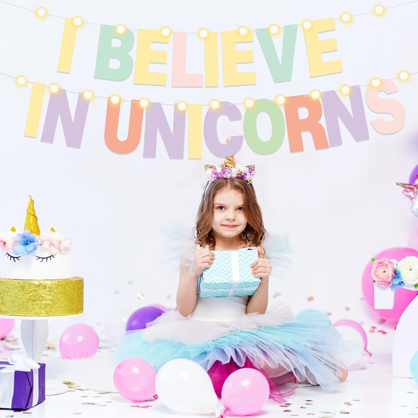 TaoBary 112 Pcs DIY Letter Custom Banner Glitter Customizable Banner Kit Including 107 Letters and Numbers 3 Rope for Valentine Birthday Party(Macaron Color)