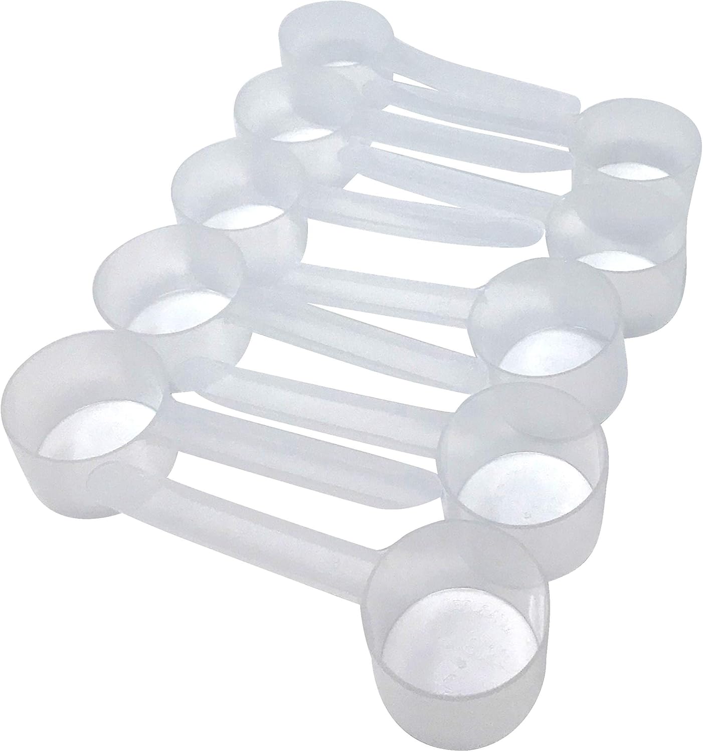 50 mL (50 CC | 1.69 Oz.) Long Handle Scoop for Measuring Coffee, Pet Food, Grains, Protein, Spices and Other Dry Goods (Pack of 10)