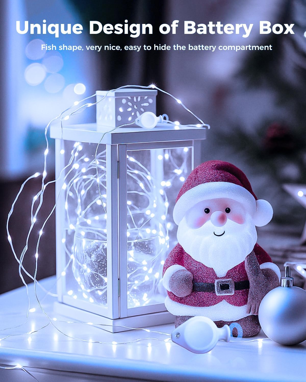 btfarm 6 Pack Fairy Lights Battery Operated, 7FT 20 LED Mini String Lights Waterproof Silver Wire for Mason Jars Centerpiece Table Crafts Bedroom Christmas Decoration, Cool White