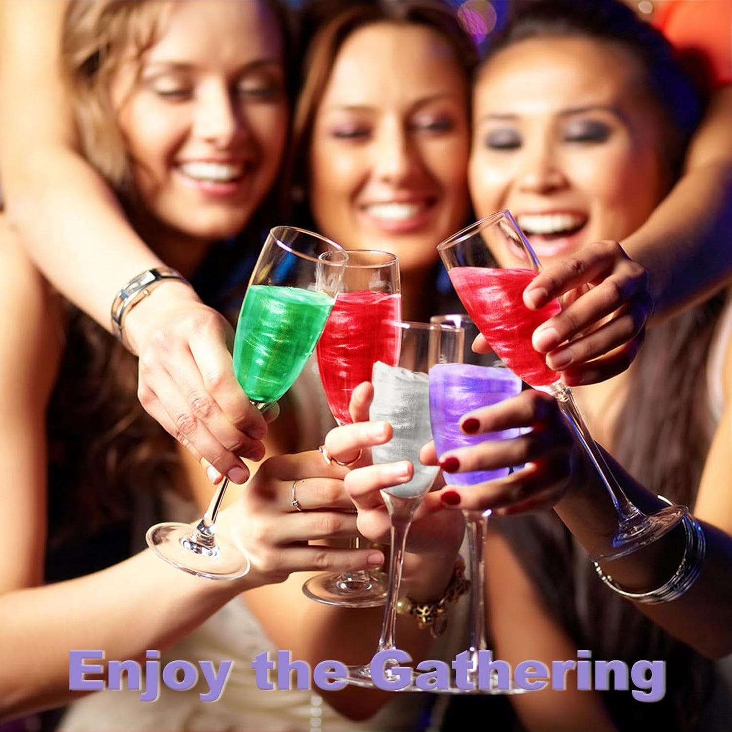 Edible Glitter - 4 Colors Luster Dust Edible Glitter for Cocktails, Food Grade Cake Decorating Shimmering Glitter for Drinks, Powder Glitter for Chocolate, Fondant, Drinks, Painting - 5g