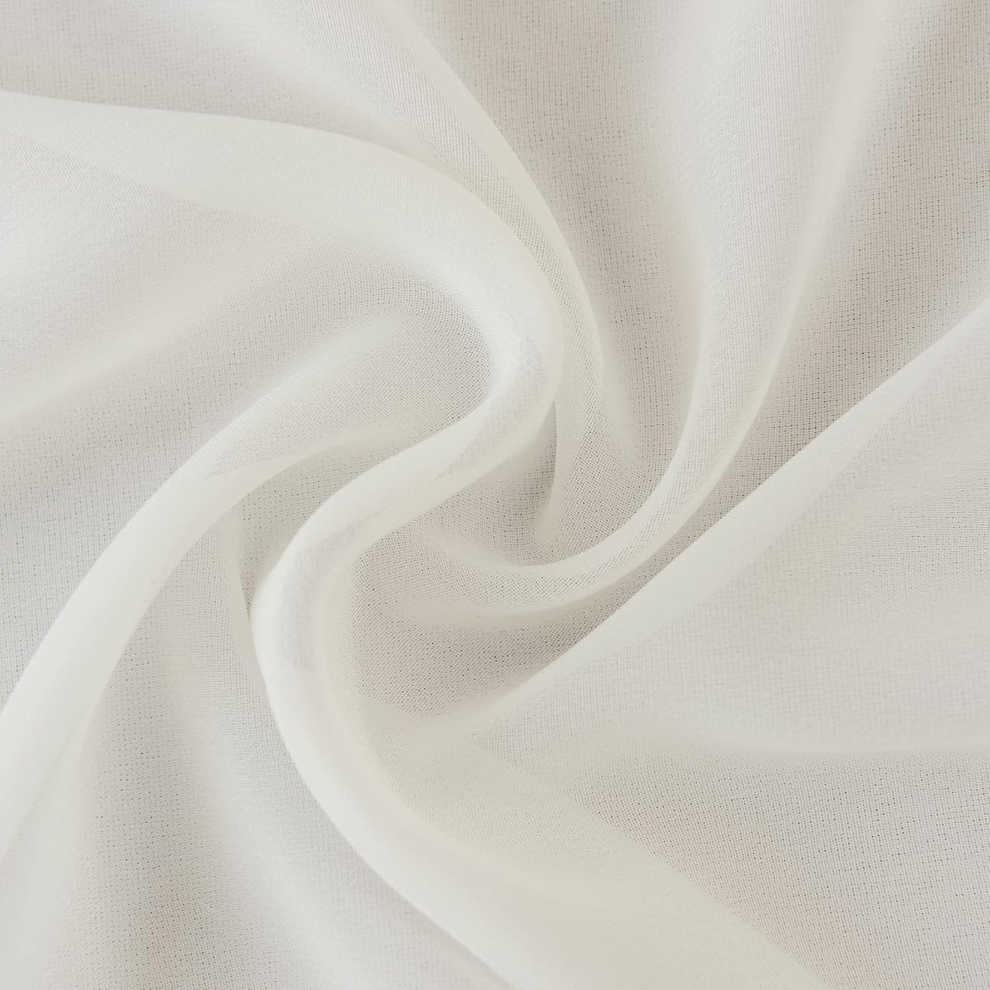 12Pack 9ft Chiffon Table Runner 14x108 Inch Sheer Romantic Table Runner for Wedding Birthday Party Bridal Shower Outdoor Decoration-Ivory