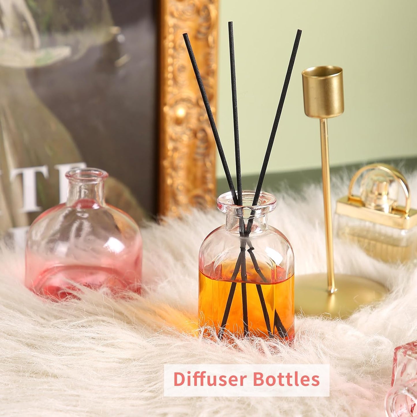 Glass Bud Vases in Bulk Set of 30 Pcs,Small Glass Vases for Flowers as Wedding Centerpieces for Tables,Clear Flower Vases Suitble for Wedding Decorations,Home Decor (Light Rose-red, 30 pcs)