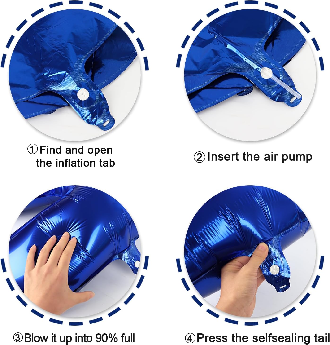 Night Blue Foil Number 8 Balloon 40 Inch, Helium Mylar Eight Number 8 18 28 38 48 58 80 88 Birthday Balloons, 8th Night Blue Women Men Wedding Anniversary, Graduations Party Supplies