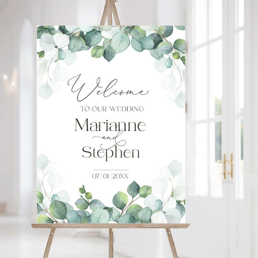Personalized Wedding Welcome Sign, Flowers Wedding Welcome Sign, Wedding Welcome Sign, Custom Wedding Sign, Welcome To Our Wedding Sign, Flowers Wedding Board, Wedding Decorations Signs # 7