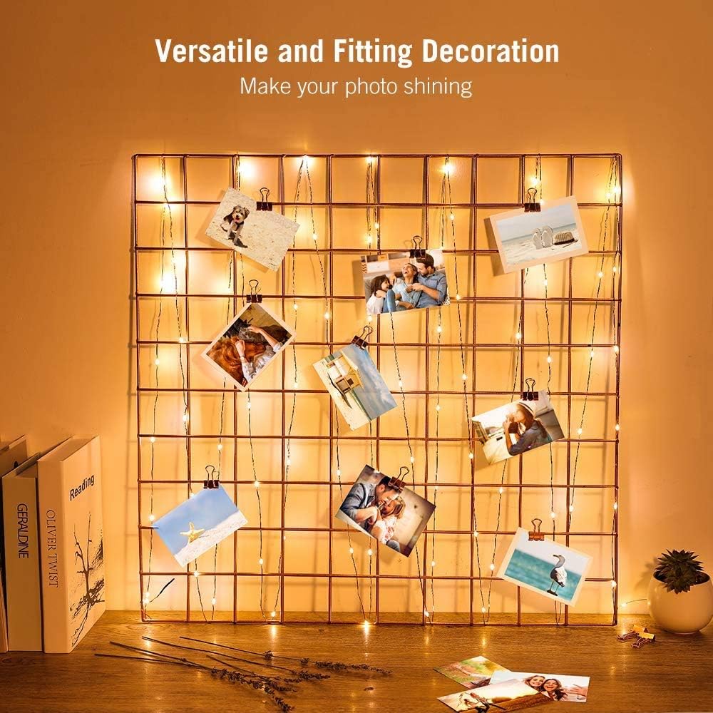 24 Pack Fairy Lights Battery Operated [3 Modes] 7ft 20 LED Mini Twinkle String Lights Waterproof Silver Wire Firefly Starry Lights for Wedding Party Mason Jars Christmas Decorations, Warm White