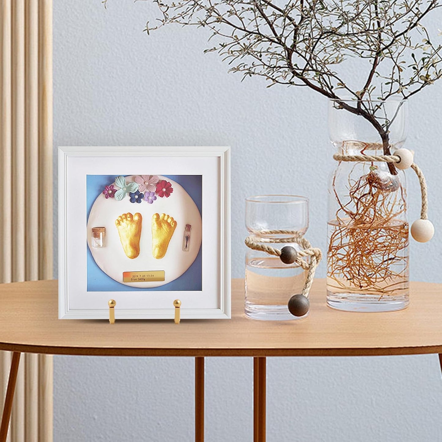 Plate Holder Easel Display Stand - 4.5 inch Metal Plate Stands for Display - Tabletop Picture Stand - Gold Iron Easels for Display Pictures | Photo Frames | Book | Decorative Plates | Plaque -1 Pack