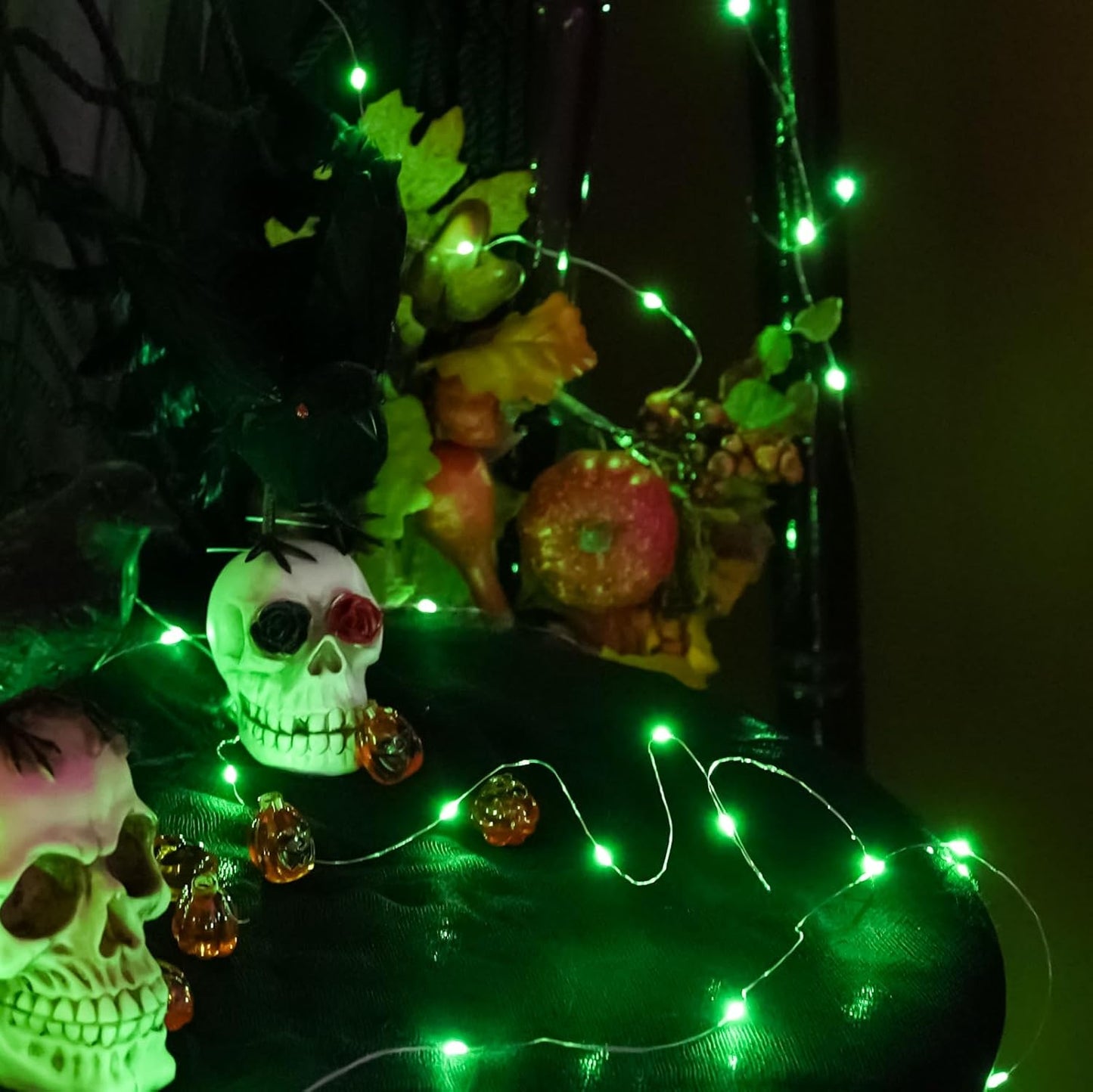 HXWEIYE 6 Pack Green Fairy Lights Battery Operated, 7ft 20LED Mini Fairy String Lights Mason Jar Lights, Waterproof Firefly Starry Lights for DIY Wedding Party Bedroom Patio Christmas Décor