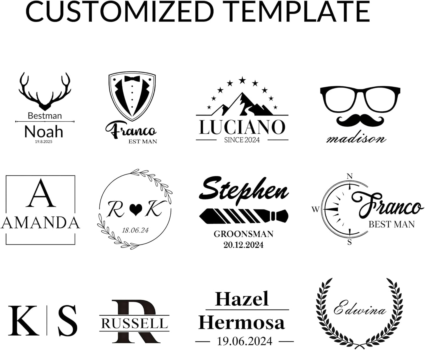 2 in 1 Personalized Bottle Openers Keychains Bulk,Pack 5-100 Flat Metal Custom Keychain with Your Text/Logo/QR Code, Unique Multitools for Wedding Party Favor, Bar, Promotion, Gift (Silver)