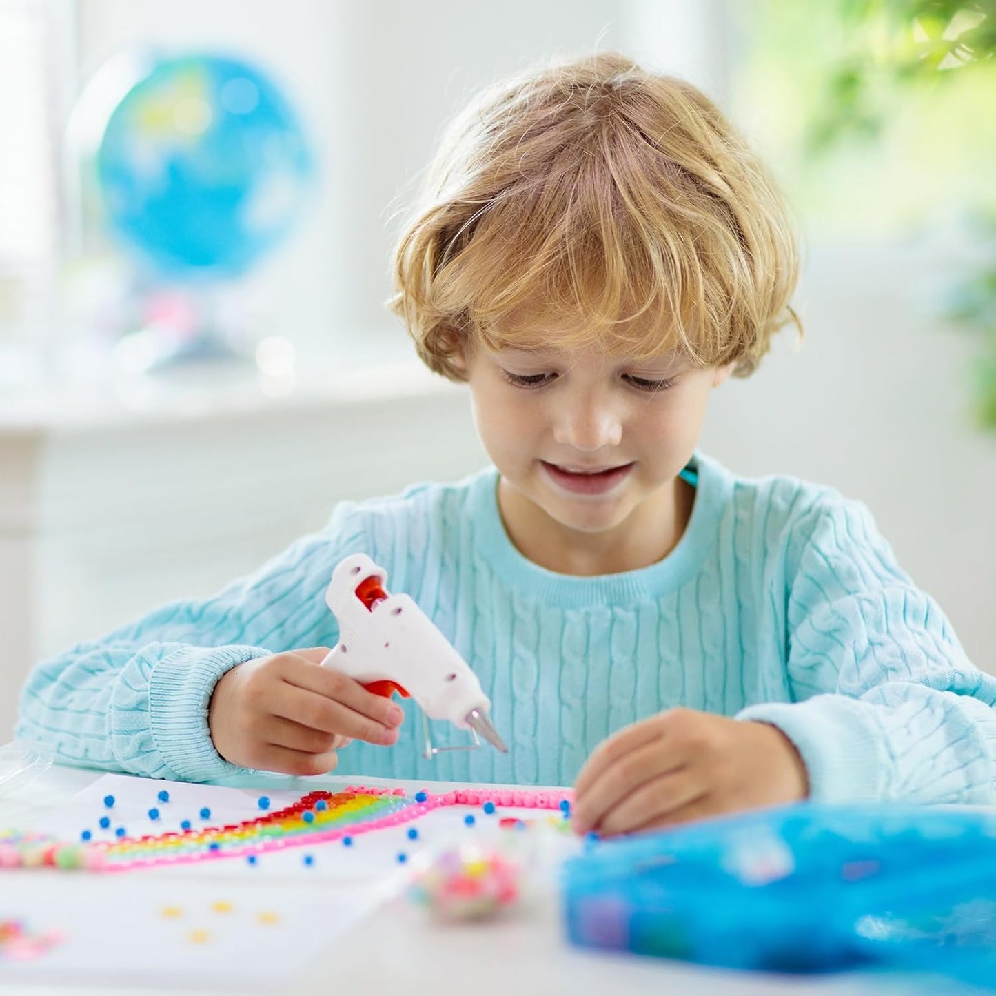 uxcell 20pcs Hot Glue Sticks for Glue Gun 7mm/0.28-inch x 8-inch Mini Hot Melt Adhesive Glue Stick Pink