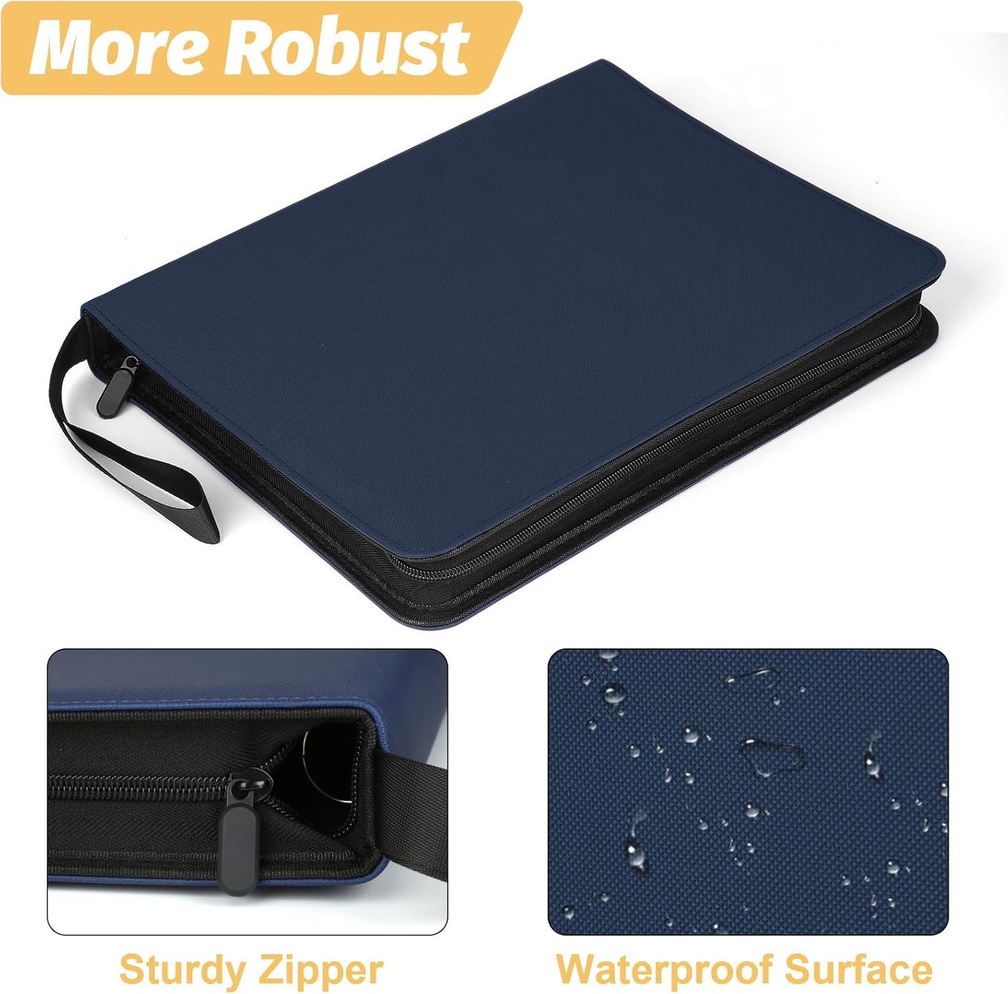 Trading Card Binder, Card Collection Binder Album Folder with 720 Side Loading Pockets, 9 Pocket Trading Card Album Folder for TGC,MTG, Baseball Cards, Yugioh