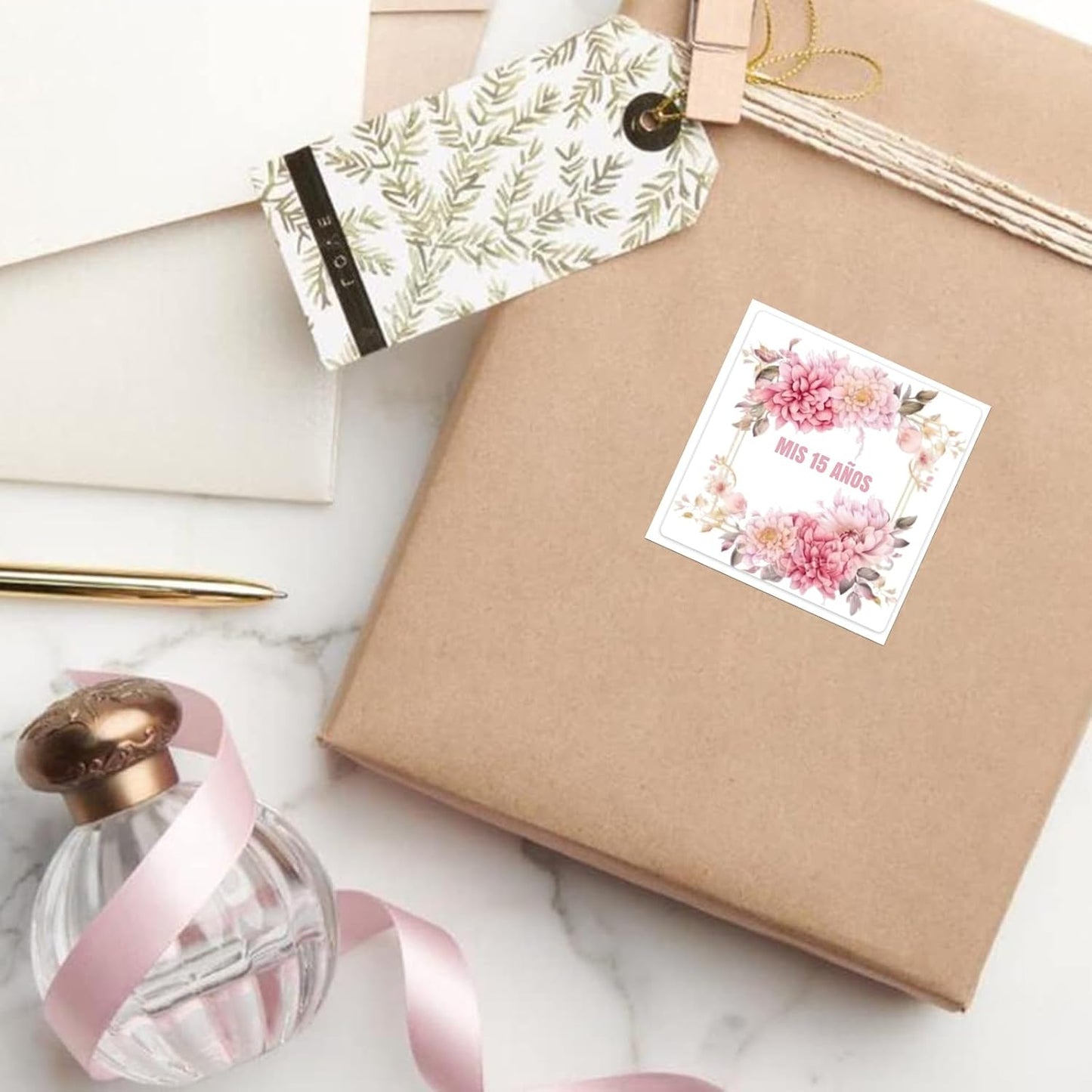 Custom Stickers Personalized Stickers Lables for Businesses Logo and Name,Birthday Party Wedding Favors Labels Custom Thank You Stickers