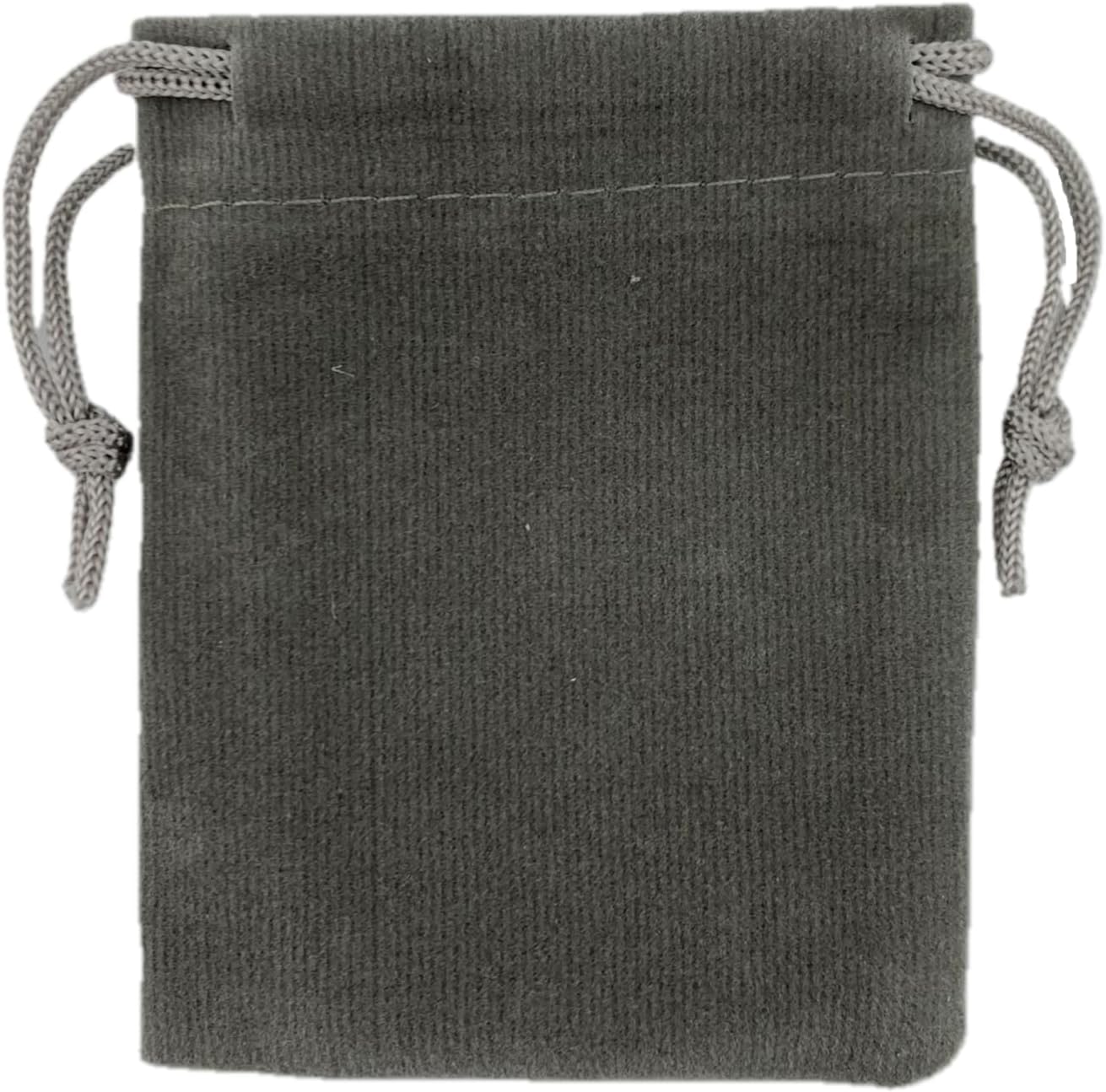 Palmhomee Pack of 48 3x4 Inch Velvet Drawstring Bags Gift Bag Velvet Pouch For Jewelry Wedding and Party Favor (Brown)