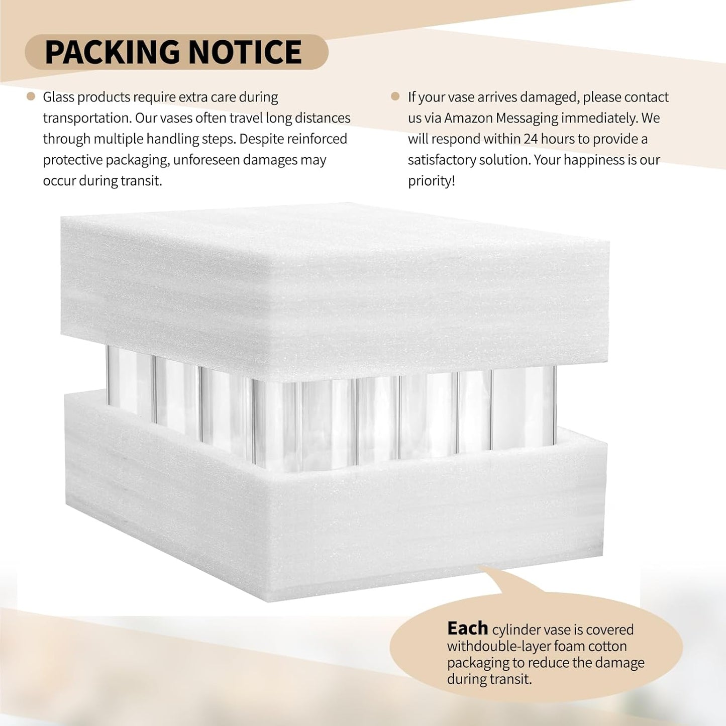 12Pack Glass Cylinder Vases for Centerpieces - 4 Inch Small Flower Vase for Wedding Decorations, Floating Candle Holder Vase Bulk,Glass Hurricane Candle Holders for Table Shelf, Party, Home Decor