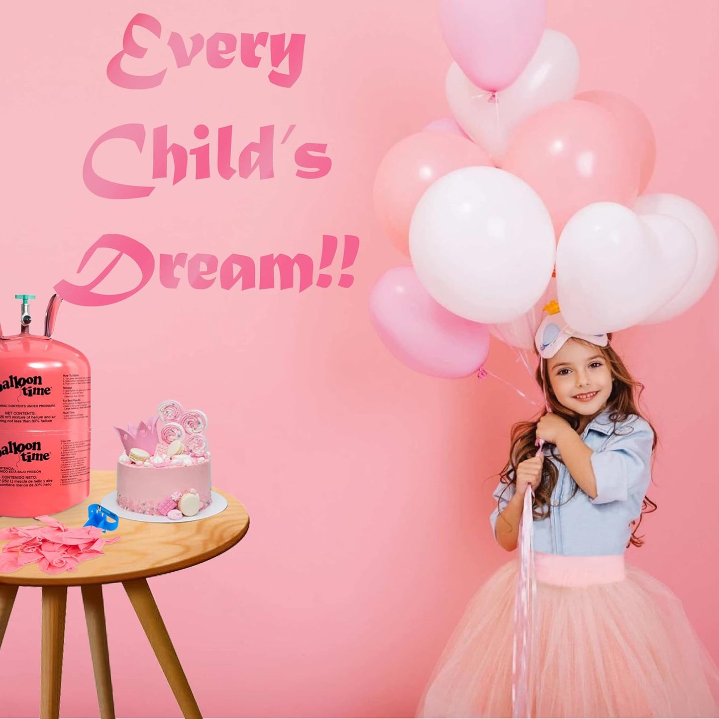 Helium Tank for Balloons At Home, 14.9 Cu Ft Helium Balloon Pump Kit with 50 Assorted Latex Balloons, White Curling Ribbon and Wholesalehome Balloon Tie Tool, 2 Pack