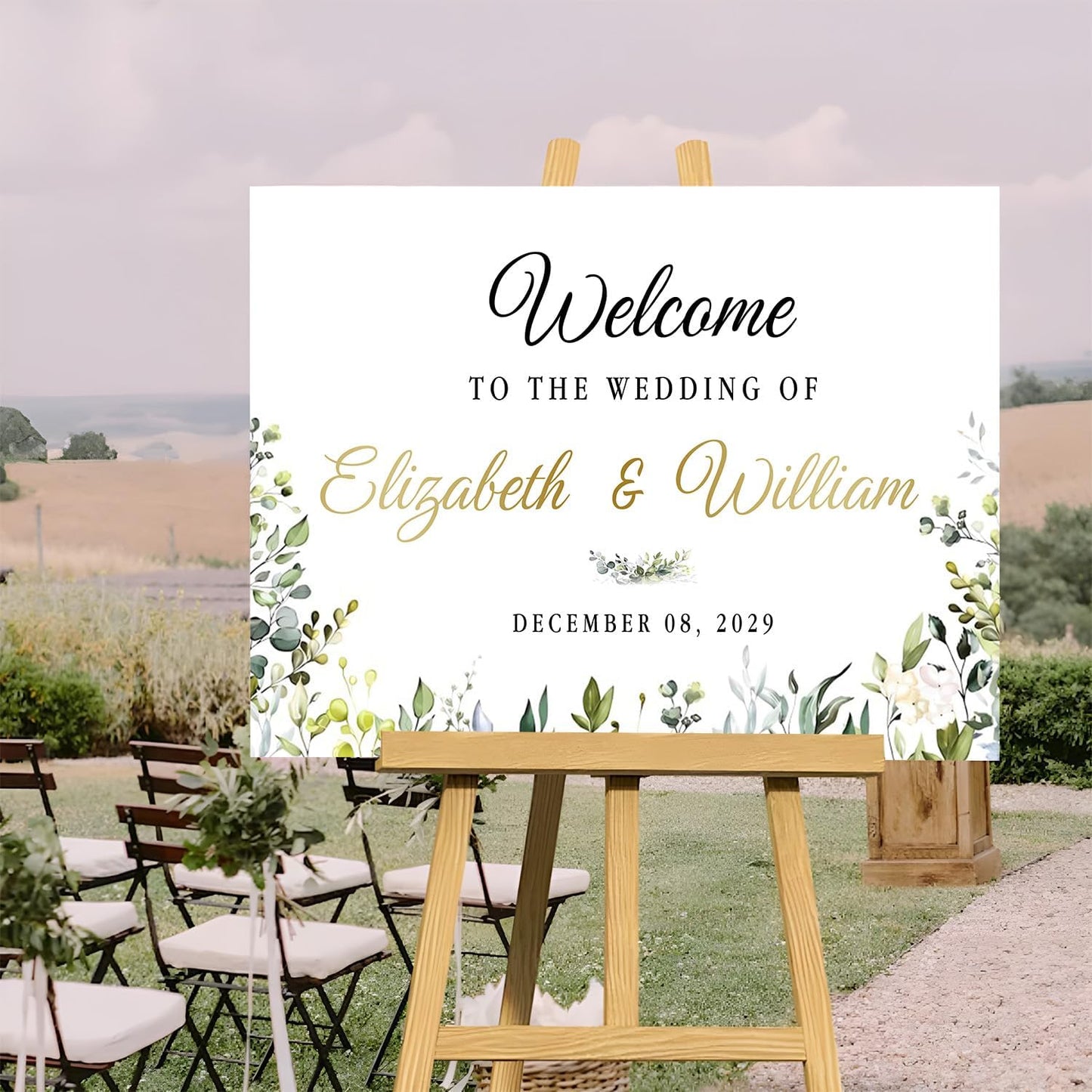 Personalized Wedding Welcome Sign, Sweets Sign For Wedding, Rustic Wedding Decorations For Ceremony, Wedding Memorial Sign, Wedding Shower Sign Decoration