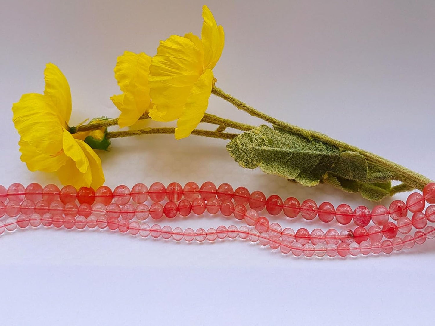 Stone Beads 6mm 140pcs Watermelon Quartz Beads Round Loose Gemstones Beads for Bracelet Necklace Jewelry Making (6mm, 60624 Watermelon Quartz)