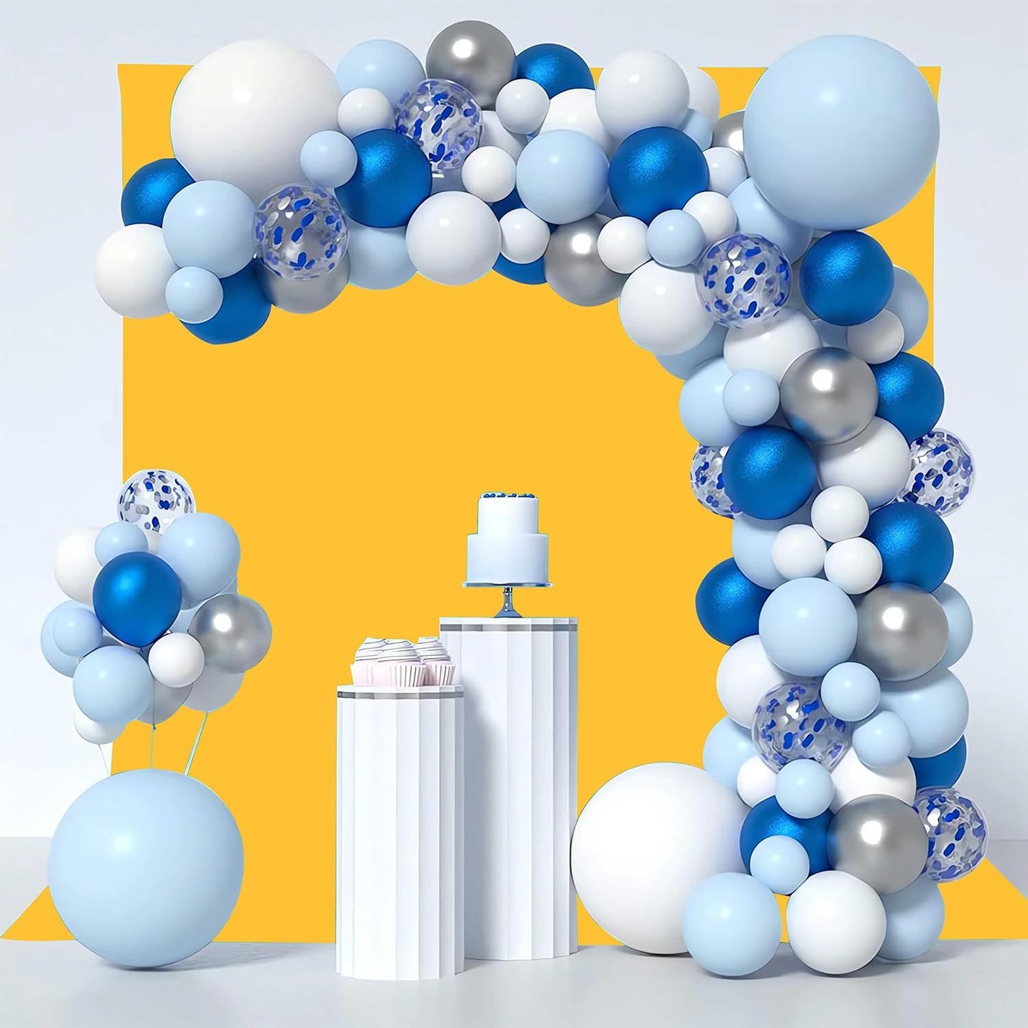 Yellow Photo Backdrop, Photo Booth Portrait Photography Background, Studio Yellow Backdrop for Photoshoot Streaming Video Shooting 8FTx10FT