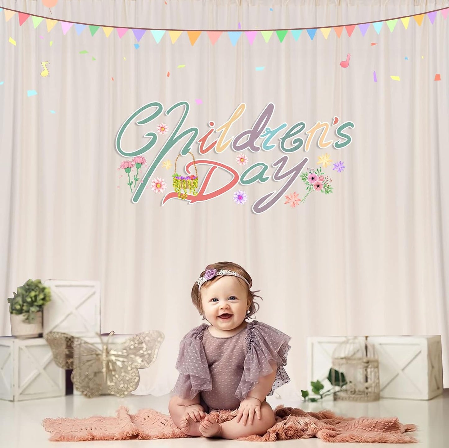 10ft x 10ft Beige Backdrop Curtains for Wedding Birthday Baby Shower Photography Backdrop Fabric Curtains Drapes Home Window Decorations Rod Pocket Light Filtering Window Drapes,5ft x 10ft, 2 Panels