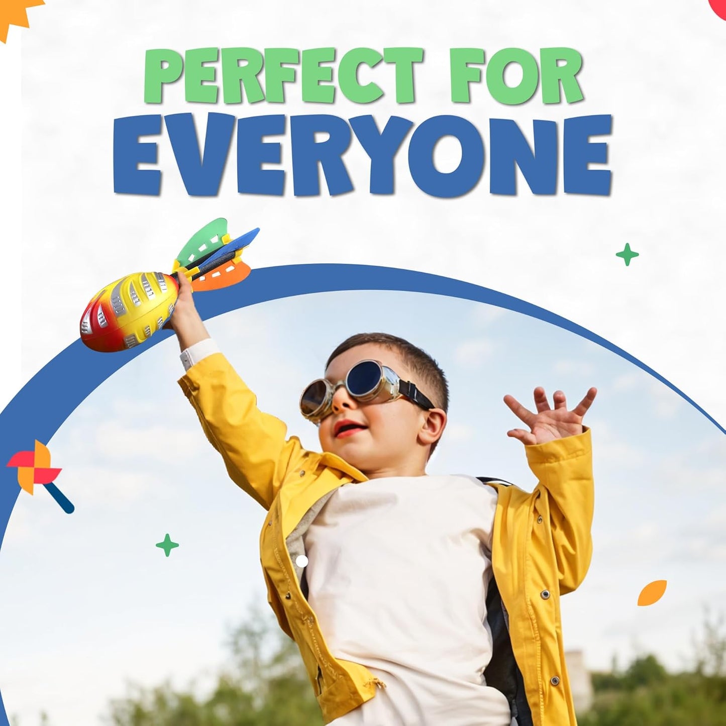 12 Pack Flying Foam Foam Missile Footballs with Tails, Sports Aero Pocket Flyers Toys for Kids Outdoor Backyard Activities, Games, Party Favors (9 Inches)