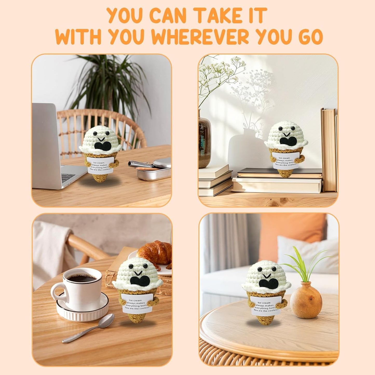 Funny Handmade Gift-Unique Cute Presents for Women & Men,Emotional Cheer Support,Birthday Gifts for Her/Him,Friends,Coworkers,Family