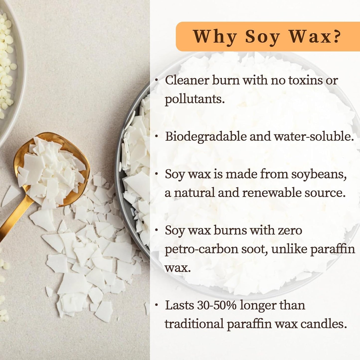 LETINE 24pcs Clear Tealight Candle Holder & 24pcs White, Smokeless, Unscented Soy Wax Tea Candles - Votive Candle Holders, Tea Lights Candles for for Fall Decorations,Weddings Decor