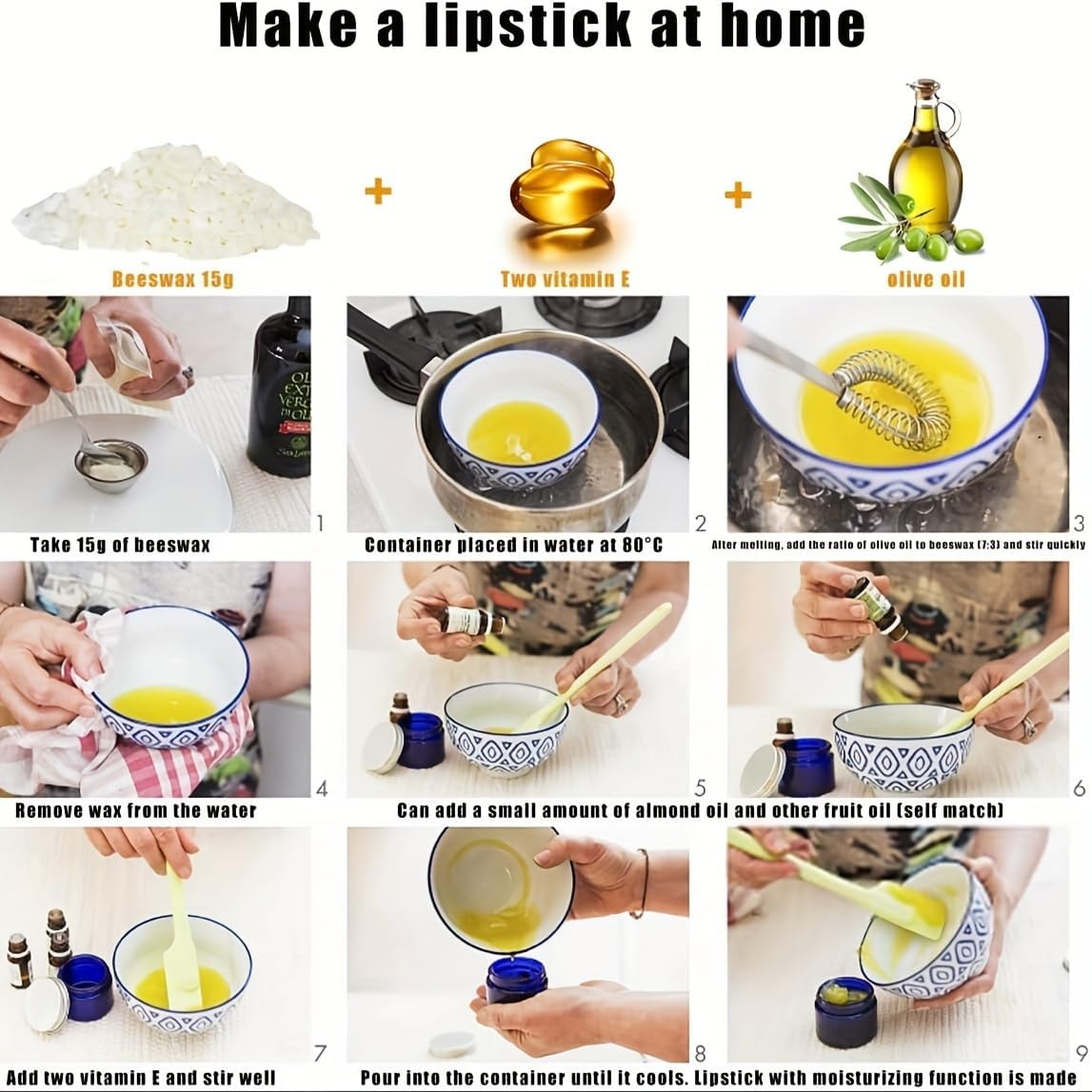 10 LB White Beeswax Pellets - DIY Candle Making Kits, Magical Craft Making, Hand Care DIY Creams, Lip Balms and Soap Making Supplies (160 oz).