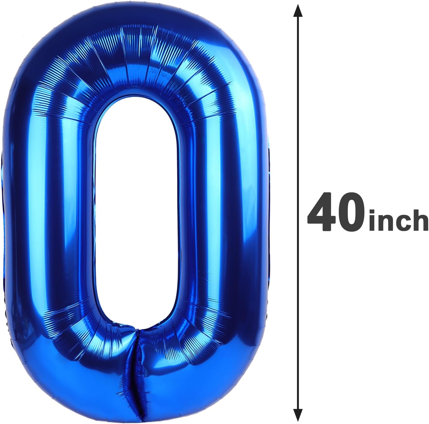 Giant Navy Blue 60 Balloon Number 40 Inch, 60 Number Balloons Birthday Supplies, 60 Year Old Birthday Party Celebration, 60 Balloons Graduations Anniversary Decorations