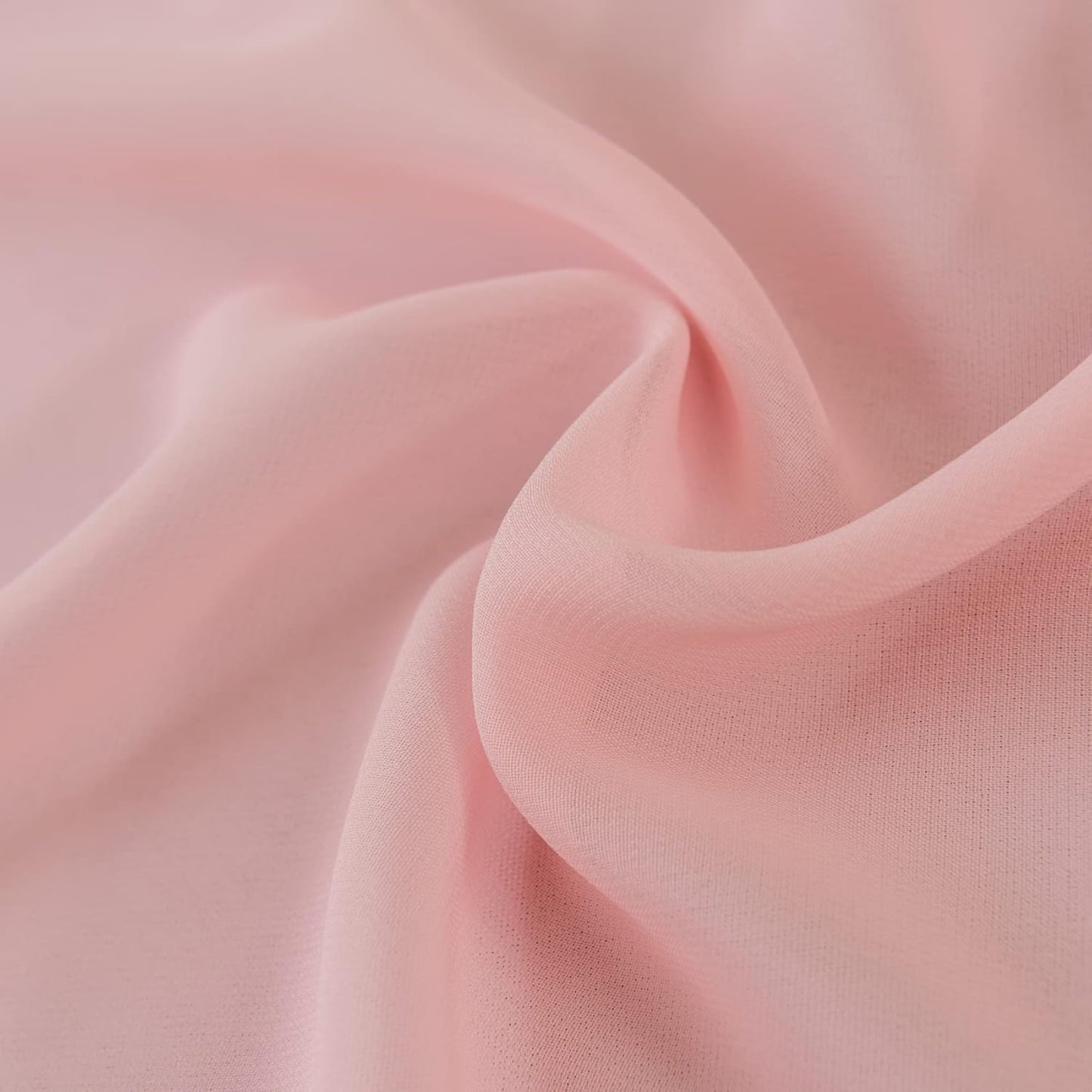 12Pack 9ft Chiffon Table Runner 14x108 Inch Sheer Romantic Table Runner for Wedding Birthday Party Bridal Shower Outdoor Decoration-Light Pink