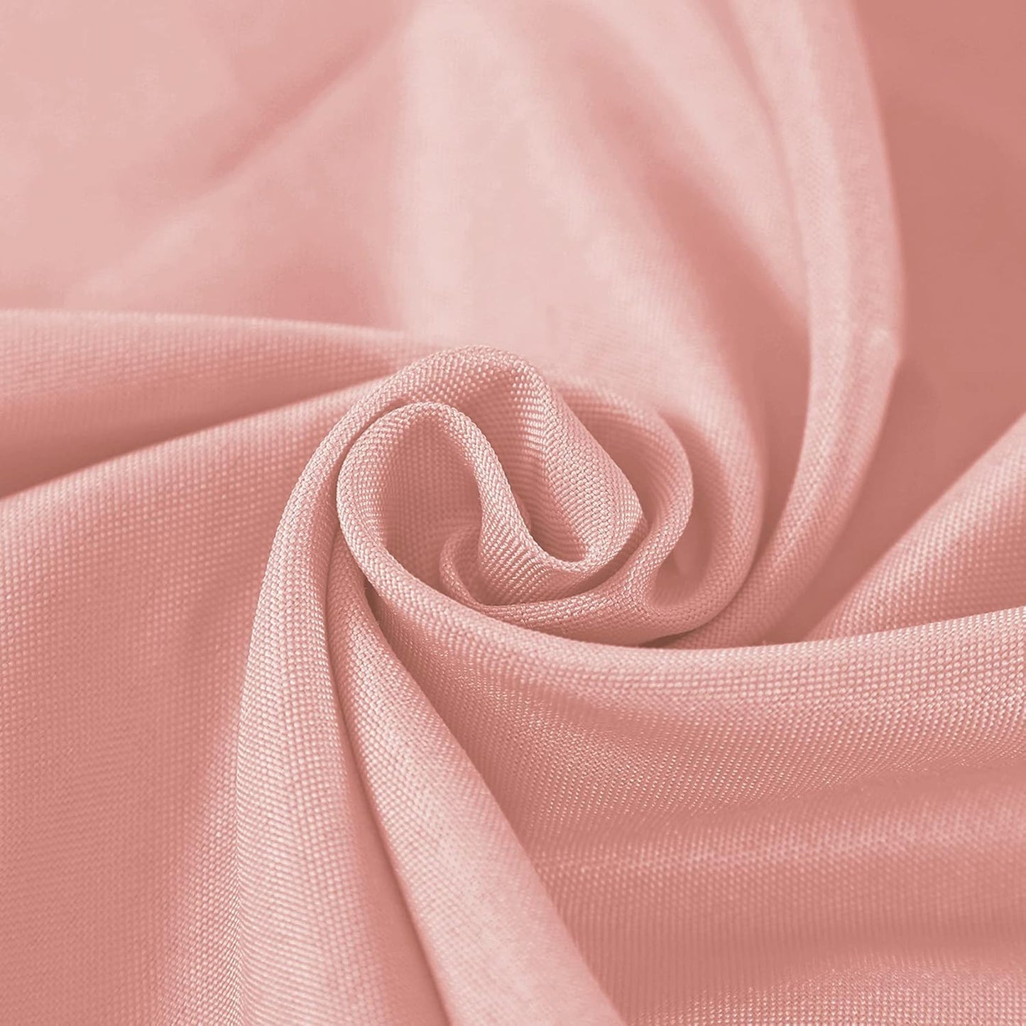 90 inch Round Tablecloth Washable Polyester Table Cloth Decorative Table Cover for Wedding Party Dining Banquet（90 inch, Dusty Pink）