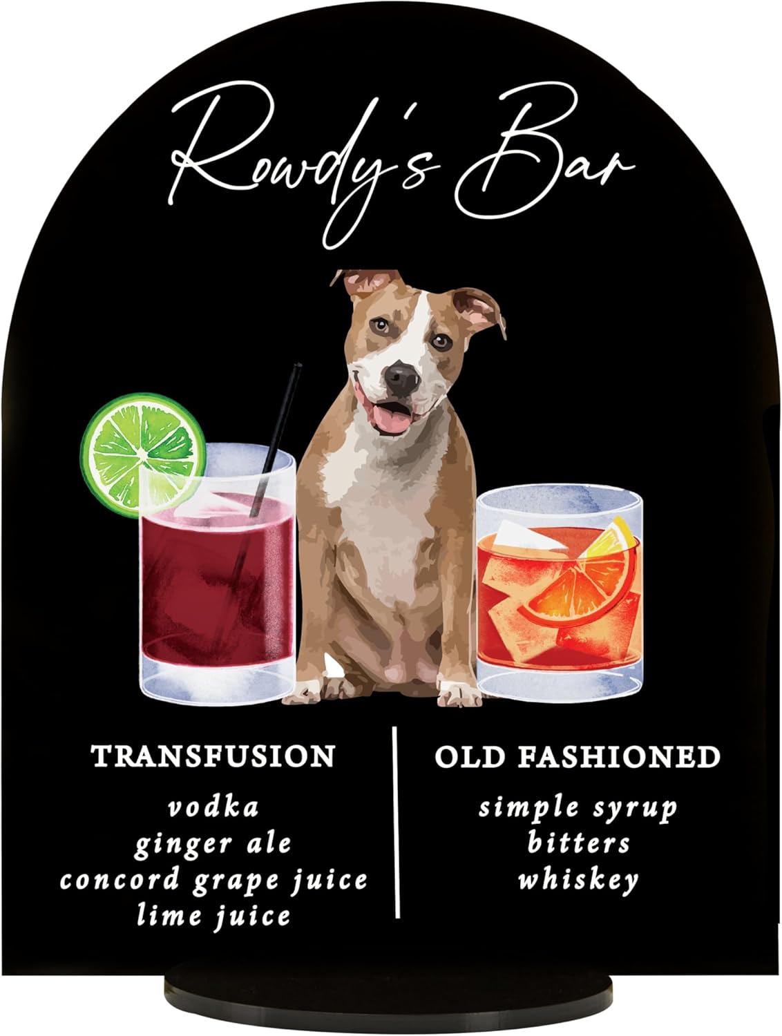 Pet Signature Drink Wedding Signs