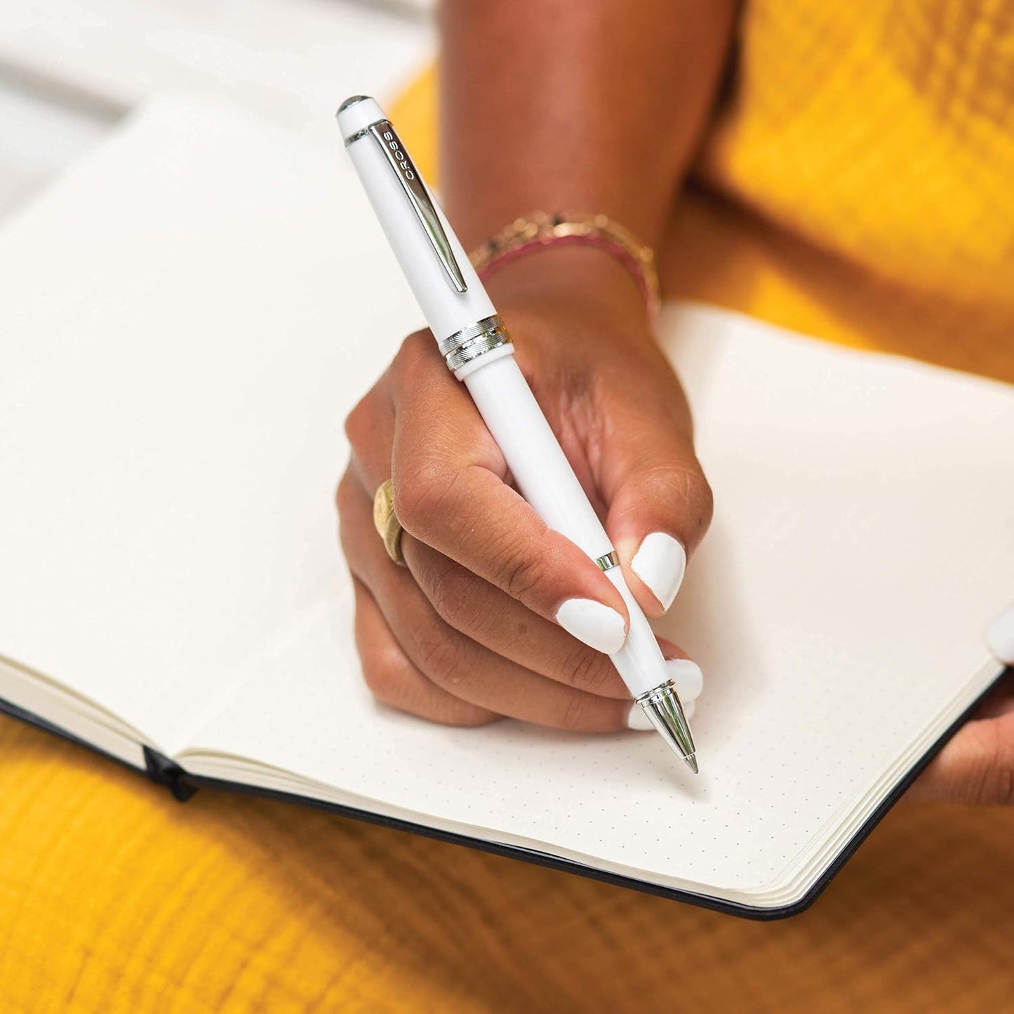 Cross Bailey Light Refillable Rollerball Pen Presented in a Everyday Gift Box - Medium Point, Black Ink, Polished Teal