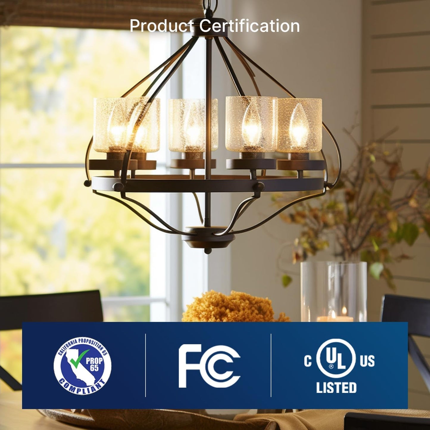 FLSNT 60W Equivalent LED Chandelier Light Bulbs, Dimmable LED B11 E26 Candelabra Base Bulbs, 3500K Natural White, 550LM, 24 Pack UL,CA65 Listed.