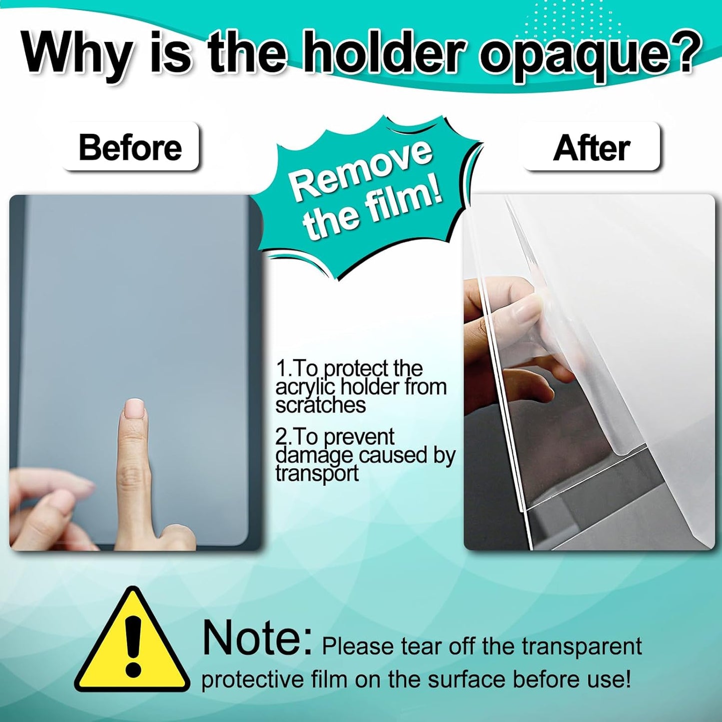 Aheroi 30Pcs Acrylic Sign Holder 8.5 x 11, Clear Wall Sign Holder 8.5 x 11 Wall Mount with 60 Tape, No Drilling Acrylic Wall Frame Paper Holder Document Holder for Office Home Restaurant